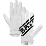 Battle Sports Double Threat Adult Receiver Gloves - Re-Packaged White