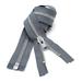 YKK #10 10 Inch to 36 Inch Aluminum Separating Jacket Zipper Extra Heavy Duty Metal Zippers for Sewing Coats Crafts (Medium Grey - 578 11 Inches)