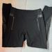 Athleta Pants & Jumpsuits | Athleta Pants - Athleta Luxe Ponte Black Faux Leather Leggings Sz Medium | Color: Black | Size: M