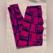 Lularoe Pants & Jumpsuits | Buttery Soft Lularoe Leggings | Color: Black/Pink | Size: Os (2-10)
