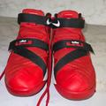 Nike Shoes | Lebron James Nike Solider 1x Basket Ball Shoes Size 5y Usa 37.5 Eur | Color: Red/White | Size: 5