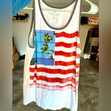 American Eagle Outfitters Shirts | American Eagle American Flag Men’s Tank | Color: Red/White | Size: S