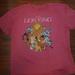 Disney Shirts | Men's Disney Brand The Lion King Red Ss T-Shirt Xxl Poly Blenmen's Disney Brand | Color: Pink/Red | Size: Xxl