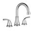 Frifoho Polished Chrome Widespread 8 Inch Vanity Sink Faucet 2-Handle 3 Hole Bathroom Faucet Deck Mount Hot | 8.66 H x 4.53 D in | Wayfair
