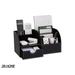 SR-HOME Desk Organizer Faux Leather in Brown | 5.7 H x 11 W x 5.7 D in | Wayfair SR-HOME168b9c9