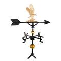 Montague Metal Products Inc. Deluxe Eagle Weathervane Metal in Yellow | 32 H x 23.5 W in | Wayfair WV-372-GB