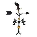 Montague Metal Products Inc. Deluxe Bodied Eagle Weathervane Aluminum/Metal in Brown | 32 H x 23.5 W in | Wayfair WV-302-NC
