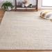 Gray 108 x 72 x 0.59 in Area Rug - Mercury Row® Truex Handmade Area Rug in Natural/Light Wool/Jute & Sisal, | 108 H x 72 W x 0.59 D in | Wayfair