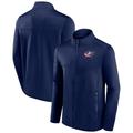 Men's Fanatics Branded Navy Columbus Blue Jackets Authentic Pro Rink Fleece Full-Zip Jacket