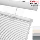 Keego Top Down Bottom Up Cellular Shades Cordless Honeycomb Blinds for Windows Light Filtering White Color 56.0 w x 66.0 h