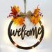 14 Door Decor Welcome Sign for Front Door Porch Decorations Farmhouse Sign Hanging Rustic Fall Thanksgiving Decorations