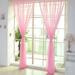 Yipa Tulle Voile Door Window Curtain Drape Panel Sheer Scarf Valances