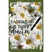 Daisy Flower Wall Art Easier said than drawn ink pen cursive artist draw create sketch Tin Wall Sign 8 x 12 Decor Funny Gift