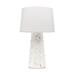 -One Light Table Lamp in Style-16 inches Wide By 26.75 inches High-White Lustro/Gold Leaf Finish Bailey Street Home 735-Bel-3371079