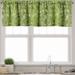 Ambesonne Forest Valance Pack of 2 Tree Branches Clutter Leaves 54 X12 Olive Green Pastel Green
