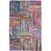 Hand Tufted Colorful Cotton Polyester Rug 5X8 Modern Bohemian Geometric Room Size