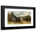 John Frederick Herring Snr. 18x12 Black Modern Framed Museum Art Print Titled - A Horse Fair on Southborough Common