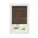 Achim 1 GII Deluxe Sundown Indoor Cordless Mahogany Vinyl Room Darkening Window Mini Blind 30 x 64