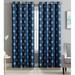 Arrow Print Blackout Grommet Curtain Panels