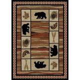 2 ft. 3 in. x 3 ft. 3 in. Hearthside Vogel Area Rug Multi Color