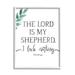 Stupell Industries Lord Is My Shepherd Faith Phrase Plant Greenery Graphic Art Framed Art Print Wall Art 16x20 By Onrei