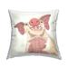 Stupell Industries Pig Snout Adorable Farm Hog Animal Farmhouse Pink 18 x 7 x 18 Decorative Pillows