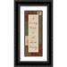 Loving Home 2x Matted 14x24 Black Ornate Framed Art Print by Grey Jace