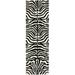 SAFAVIEH Soho Paige Striped Wool Runner Rug Beige/Charcoal 2 6 x 8