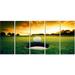 Design Art Golf Ball Near Hole 5 Piece Photographic Print on Wrapped Canvas Set