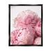 Stupell Industries Blush Pink Peonies Florals Blooming over White Jet Black Framed Floating Canvas Wall Art 24x30 by Ziwei Li