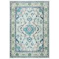 SAFAVIEH Monaco Collection MNC243K Light Blue / Ivory Rug