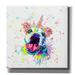 Epic Graffiti Colorful Watercolor English Bulldog 2 by Furbaby Affiliates Canvas Wall Art 26 x26