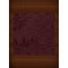 Dalyn Dover Area Rug DV17 Dv17 Burgundy Floral Leaves 8 x 8 Square