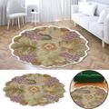 WANYNG I Carpet Heat Transfer 3D Shaped Flower Floor Mat Sofa Bedroom Living Room Carpet