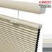 Keego 2023 New Energy Saving Heat Insulating Celluar Shades for Bedroom Honeycomb Blackout Window Blinds Light Blocking Creamy Color 59.0 w x 36.0 h