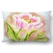 WOPOP Pink Tulips Watercolor Painting Pillowcase Pillow Cushion Cover 20x30 inch