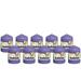 Bolsius 10 Purple (Ultra Violet) Pillar Candles 2.25 X 3.25 Gift Candles - Dinner Table Candle Set