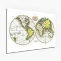 1795 Map of the World - Vintage Map Wall Art - Beautiful Wall Decor - Large Vintage World Map - Vintage World Map Poster - Vintage Old World Map (White)