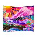 Psychedelic Tapestry Mushroom Tapestry Trippy Tapestry Magic Forest Tapestry Wall Hanging Size 60 x 40 Flannel Art Tapestries for Living Room Bedroom Dorm Decor