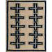 Ahgly Company Indoor Rectangle Abstract Brown Abstract Area Rugs 2 x 4