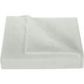 800 Thread Count 3 Piece Flat Sheet ( 1 Flat Sheet + 2- Pillow cover ) 100% Egyptian Cotton Color Silver Grey Solid Size Twin