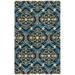 SAFAVIEH Heritage HG475N Handmade Navy / Yellow Rug