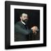 Jacques-Ã‰mile Blanche 15x18 Black Modern Framed Museum Art Print Titled - Portrait of Monsieur Leon Pissard Jeune (1895)