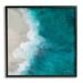 Stupell Industries Aerial View Shoreline Beach Ocean Foam Painting 24 x 24 Design by Denise Brown
