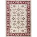 HomeRoots 9 x 12 ft. Polypropylene Ivory & Red Area Rug