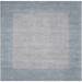 Mark&Day Wool Area Rugs 10x10 Reims Modern Medium Gray Square Area Rug (9 9 Square)