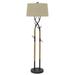 60 Inch Metal Tree Branch Base Floor Lamp Dimmer Black- Saltoro Sherpi