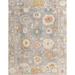 Ahgly Company Indoor Rectangle Abstract Khaki Rose Pink Oriental Area Rugs 8 x 10