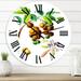 Designart 1 in Farmhouse Wall Clock