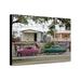 Canvas Print: Vintage Cars Are Everywhere In The Suburbs Of Havana Cuba 2010